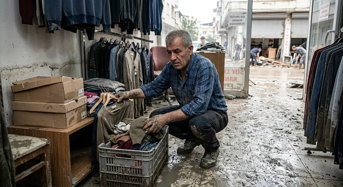 Osmaniye'de Şiddetli Sel Felaketi Yerel Ekonomiyi Vurdu: Yüzlerce İş Yeri Zarar Gördü