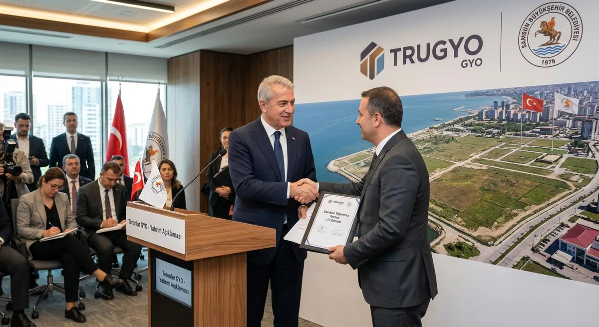 TRGYO'dan Samsun Ekonomisine Dev Yatırım Sinyali: 37 Dönümlük Arsa İhalesinde En Yüksek Teklif