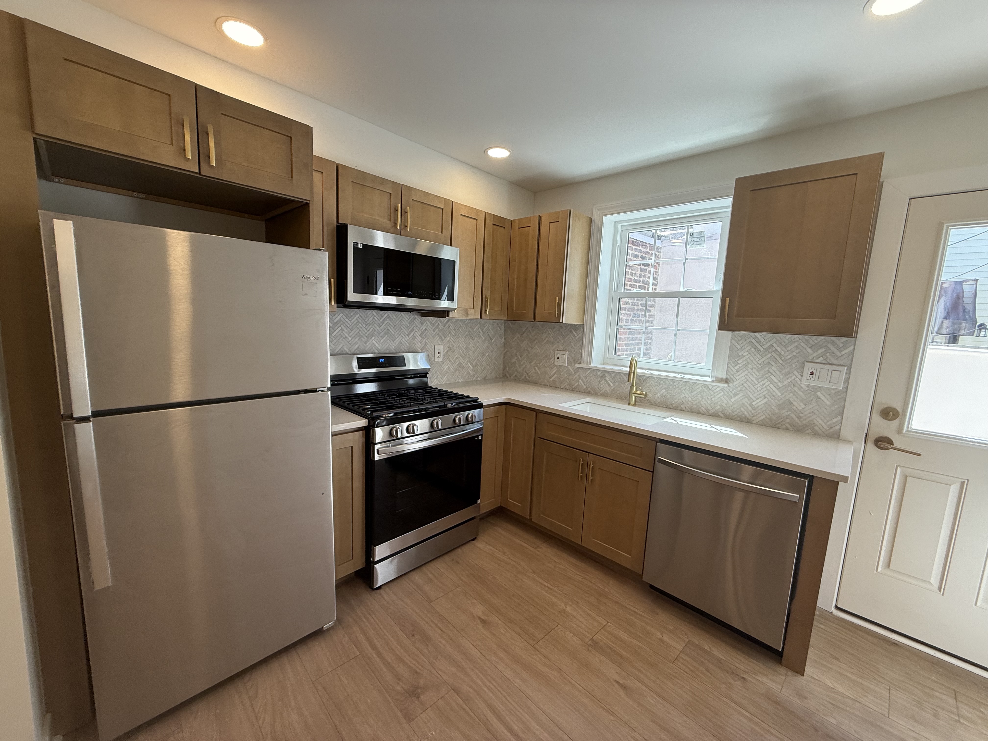 Finished interior in the Italian Market home