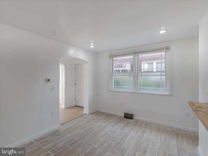 Finished interior detail in the Cheltenham renovation