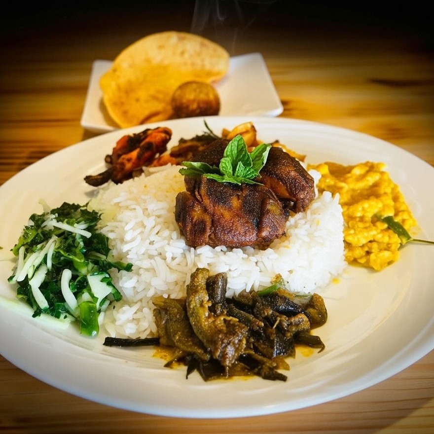 Sri Lankan Rice and Curry