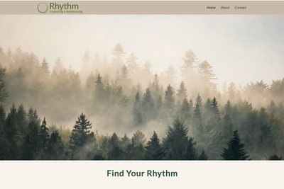 Rhythm Consulting websiet screenshot