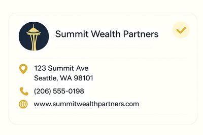 business card