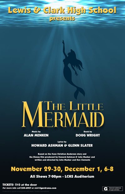 The Little Mermaid — Tiger Drama 2012-2013 production poster