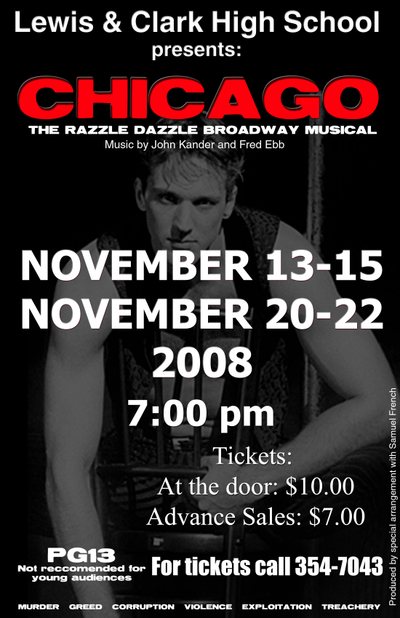 Chicago — Tiger Drama 2008-2009 production poster