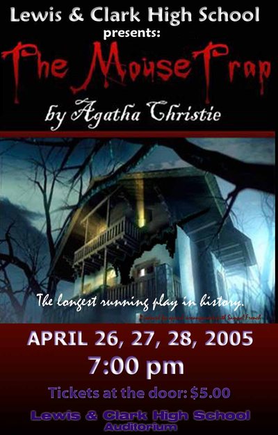 The Mousetrap — Tiger Drama 2004-2005 production poster