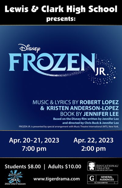 Frozen — Tiger Drama 2022-2023 production poster