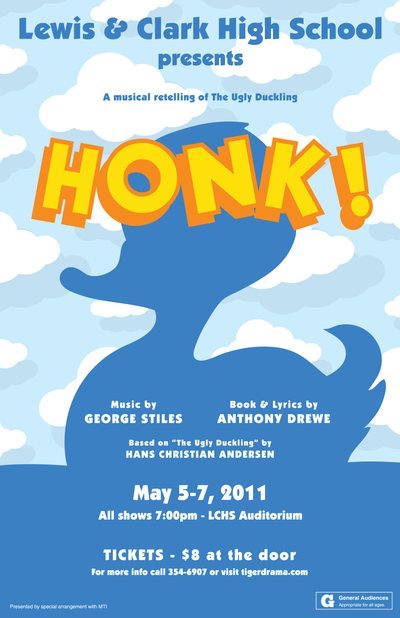 Honk! — Tiger Drama 2010-2011 production poster