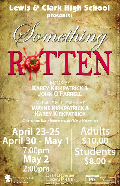 Something Rotten! — Tiger Drama 2019-2020 production poster