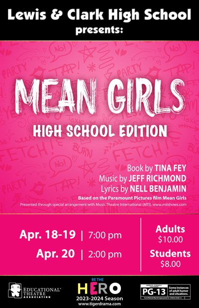 Mean Girls — Tiger Drama 2023-2024 production poster