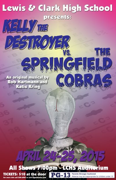 Kelly the Destroyer… — Tiger Drama 2014-2015 production poster