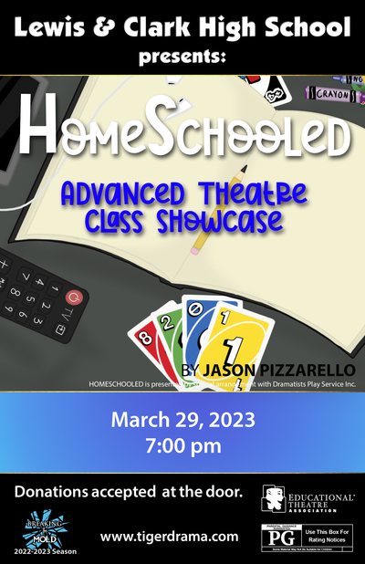 Homeschool — Tiger Drama 2022-2023 production poster