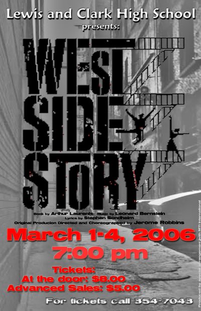 West Side Story — Tiger Drama 2005-2006 production poster