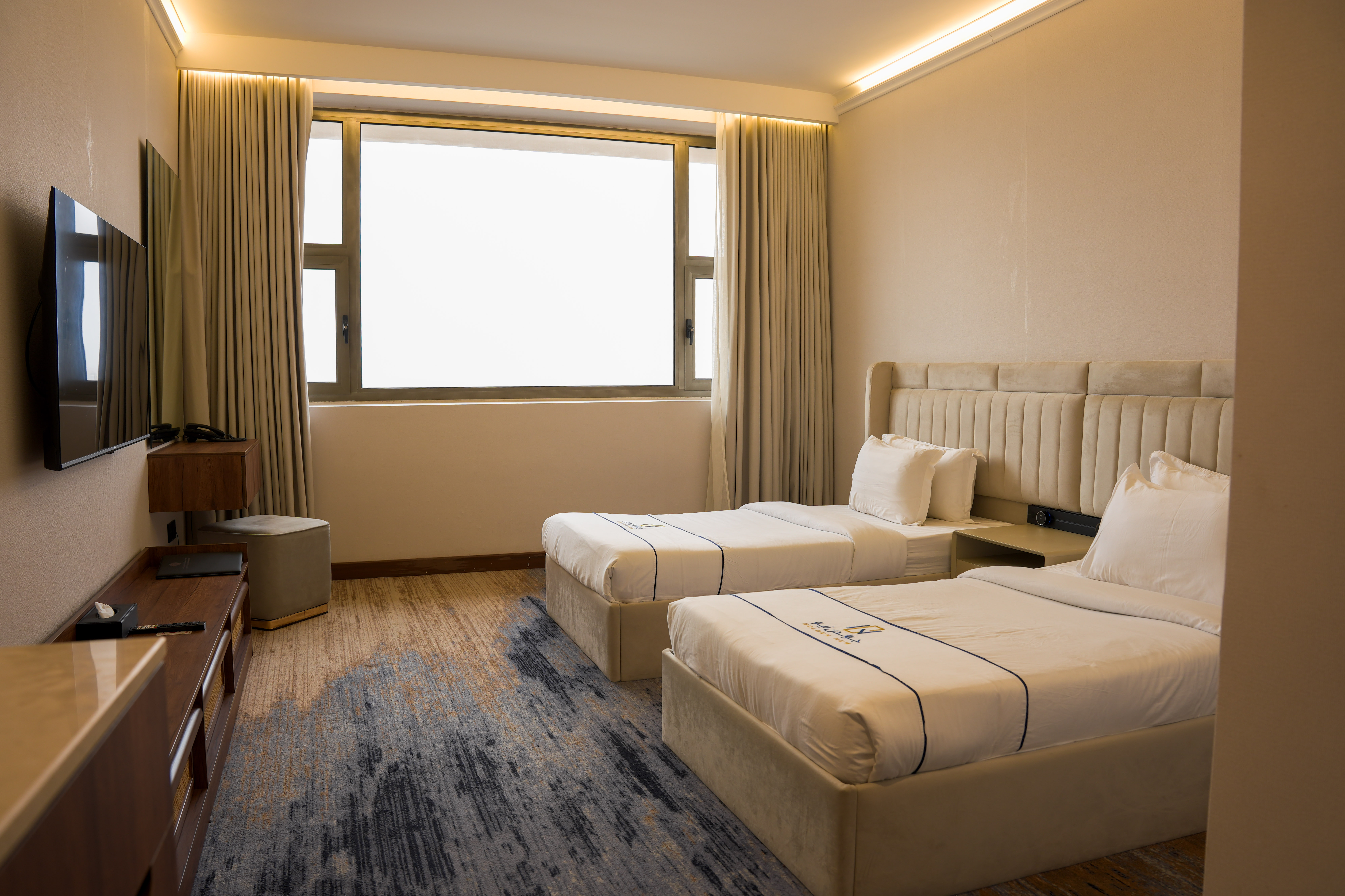 chambre à deux lits