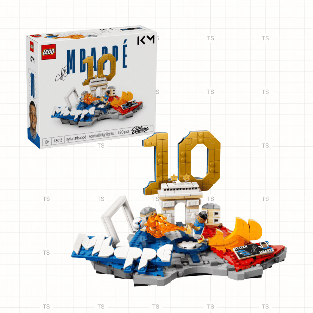 LEGO Kylian Mbappé Football Highlights Set — the main prize in the Lego Kylian Mbappe Highlight set competition