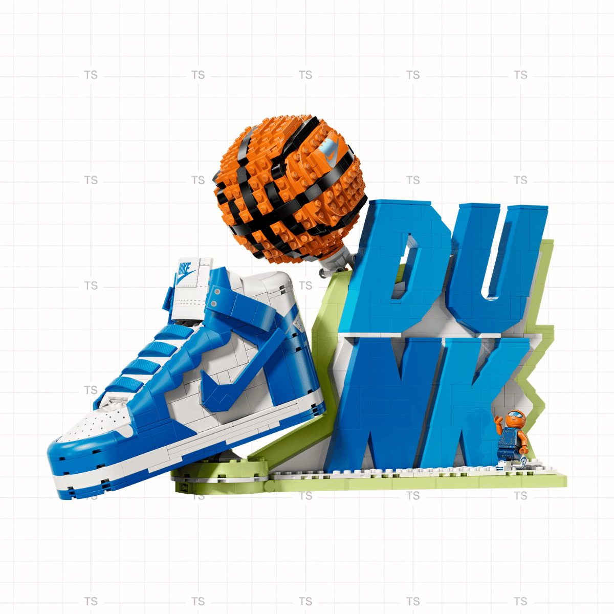 LEGO® Nike Dunk — Set #43008 — the main prize in the LEGO Nike Dunk Set Instant Win competition