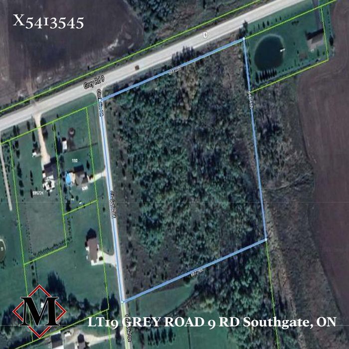 10.26 Acre Corner Lot Estate Residential In Rural Southgate Township