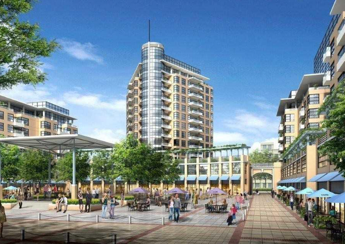 Retail Units In A Recently Built Mixed Use Development
