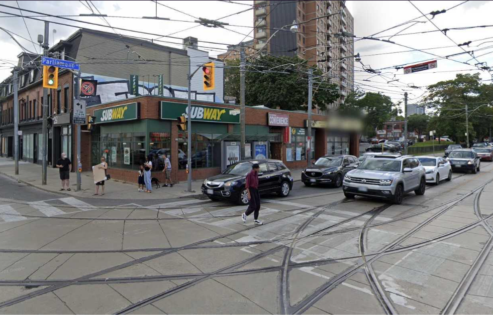 Prime Retail Storefront At The Corner Of Queen Street East