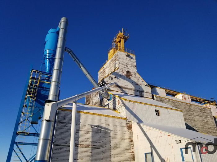 Grain Elevator In Gull Lake, SK