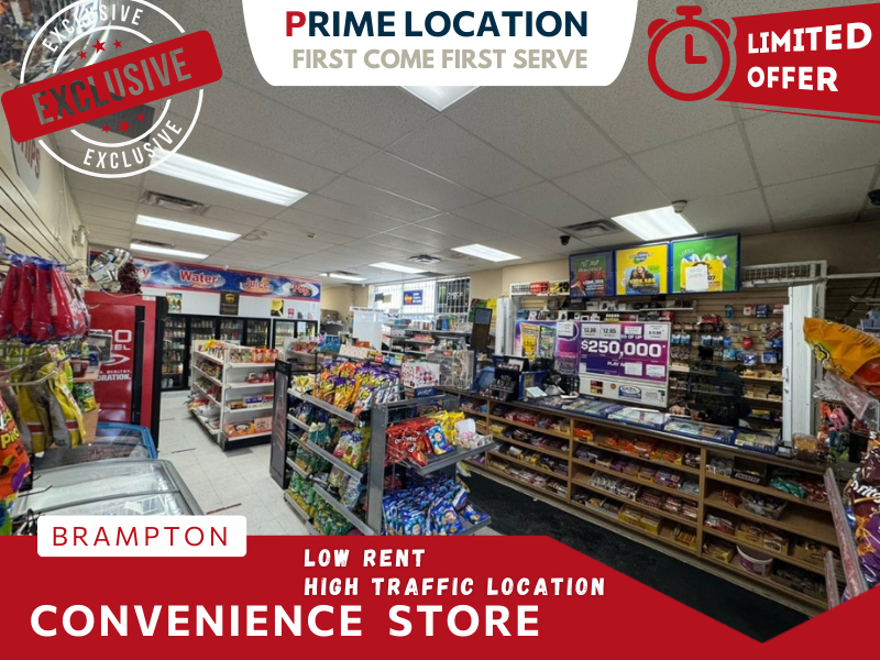 Convenience Store For Sale In Brampton