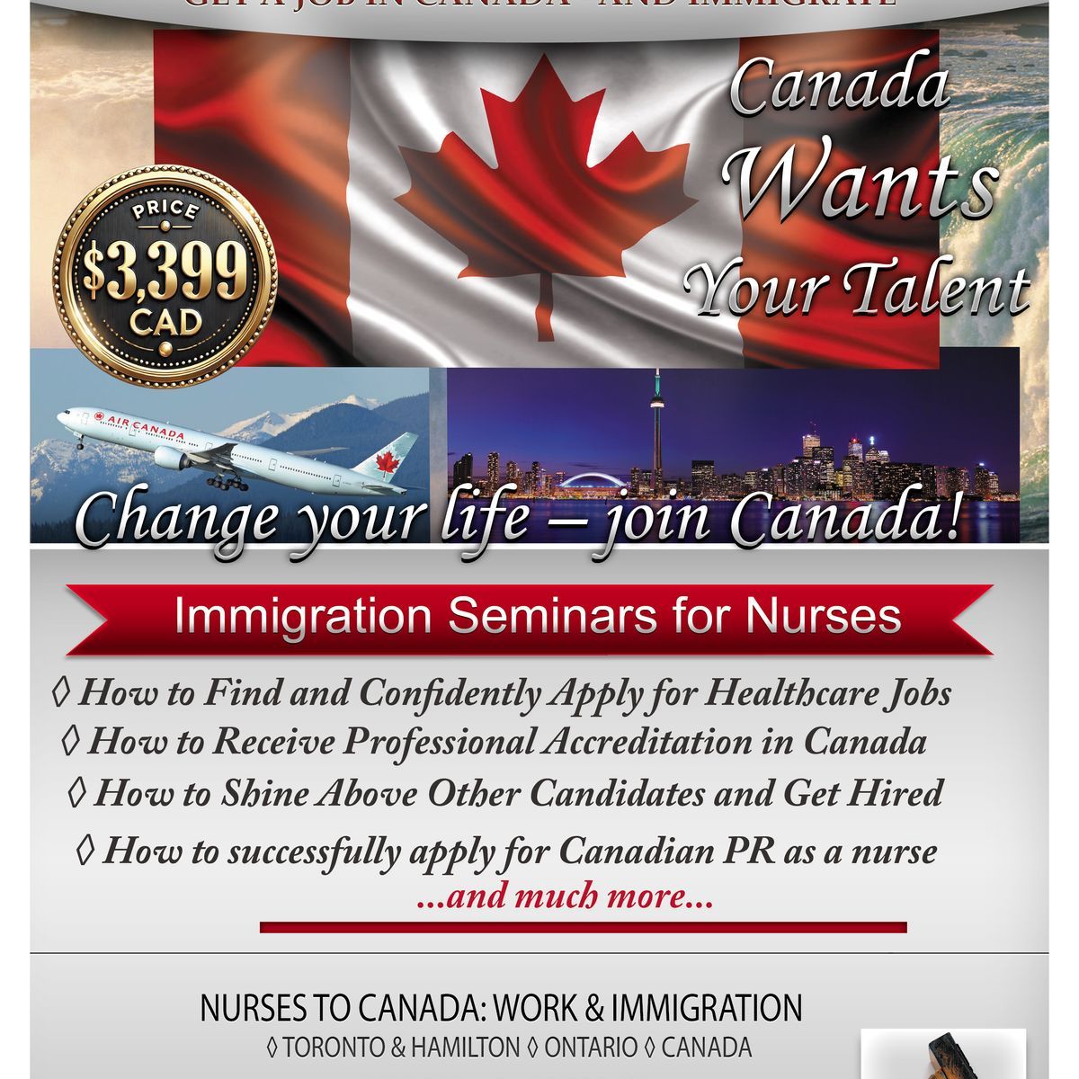 Nurses To Canada: The Ultimate Practical Seminars Centre For Sale