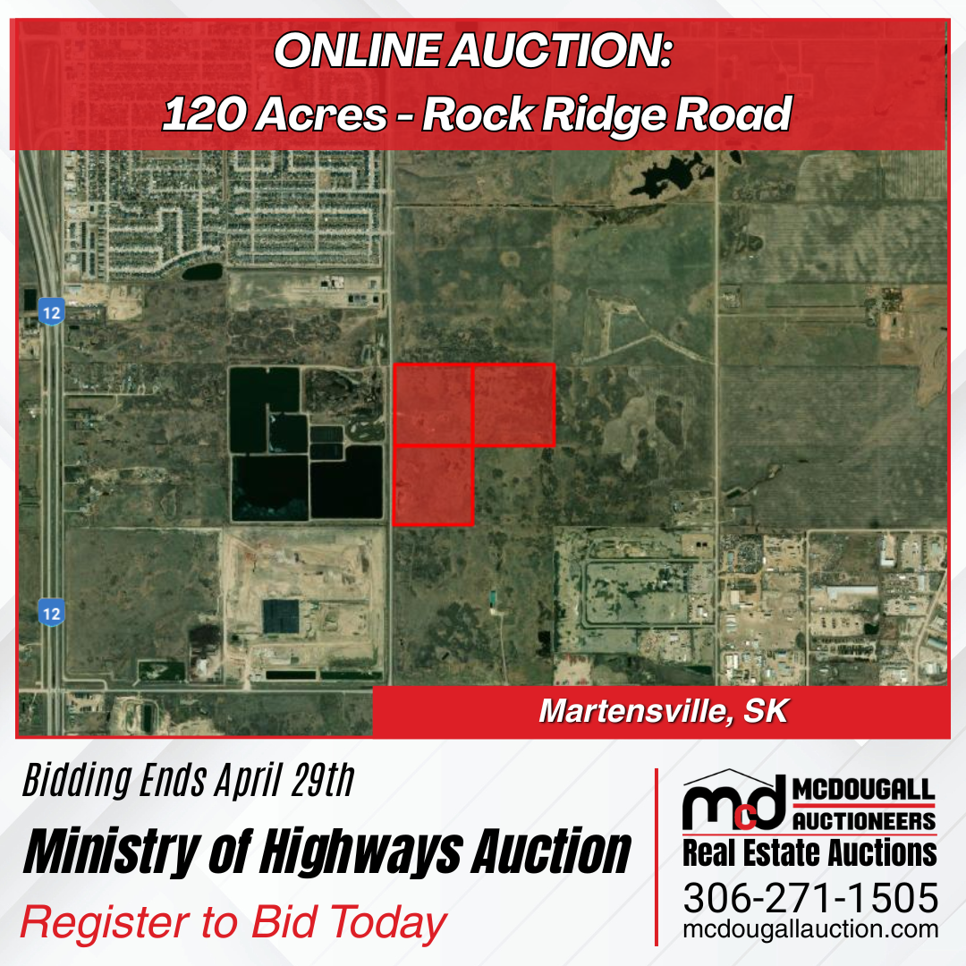 Pasture Land in Martensville, SK 119 Acres