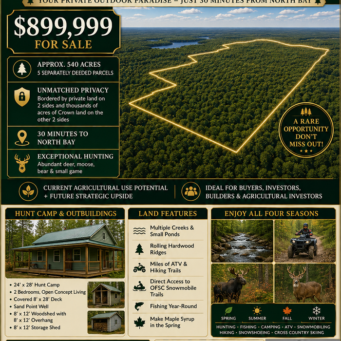 540 Acres. Endless Possibilities.