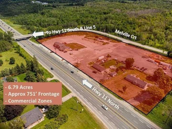 Commercial Retail Development Opportunity For Sale in Oro-Medonte