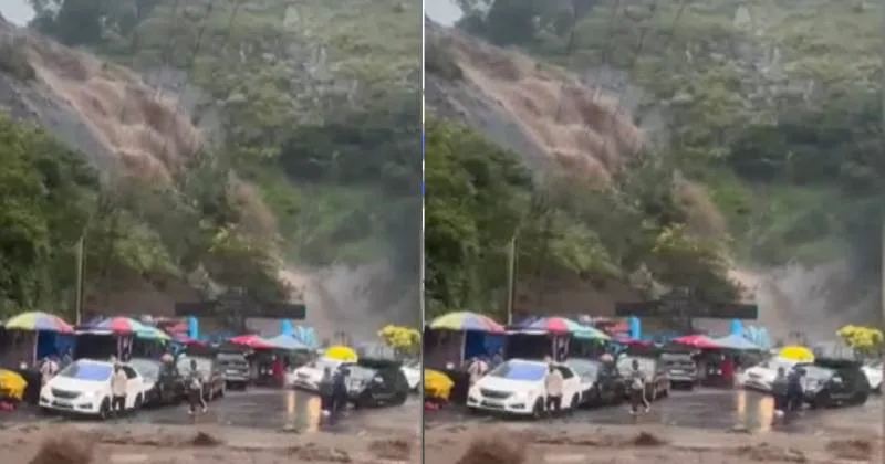 கொடைக்கானல் மலைப்பகுதியில் கொட்டி தீர்த்த மழை - வெள்ளி நீர்வீழ்ச்சியில் வெள்ளம்!