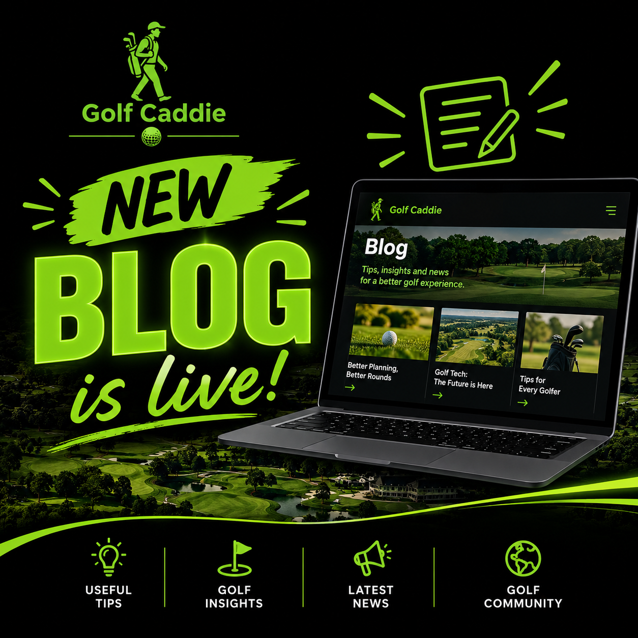 golf post