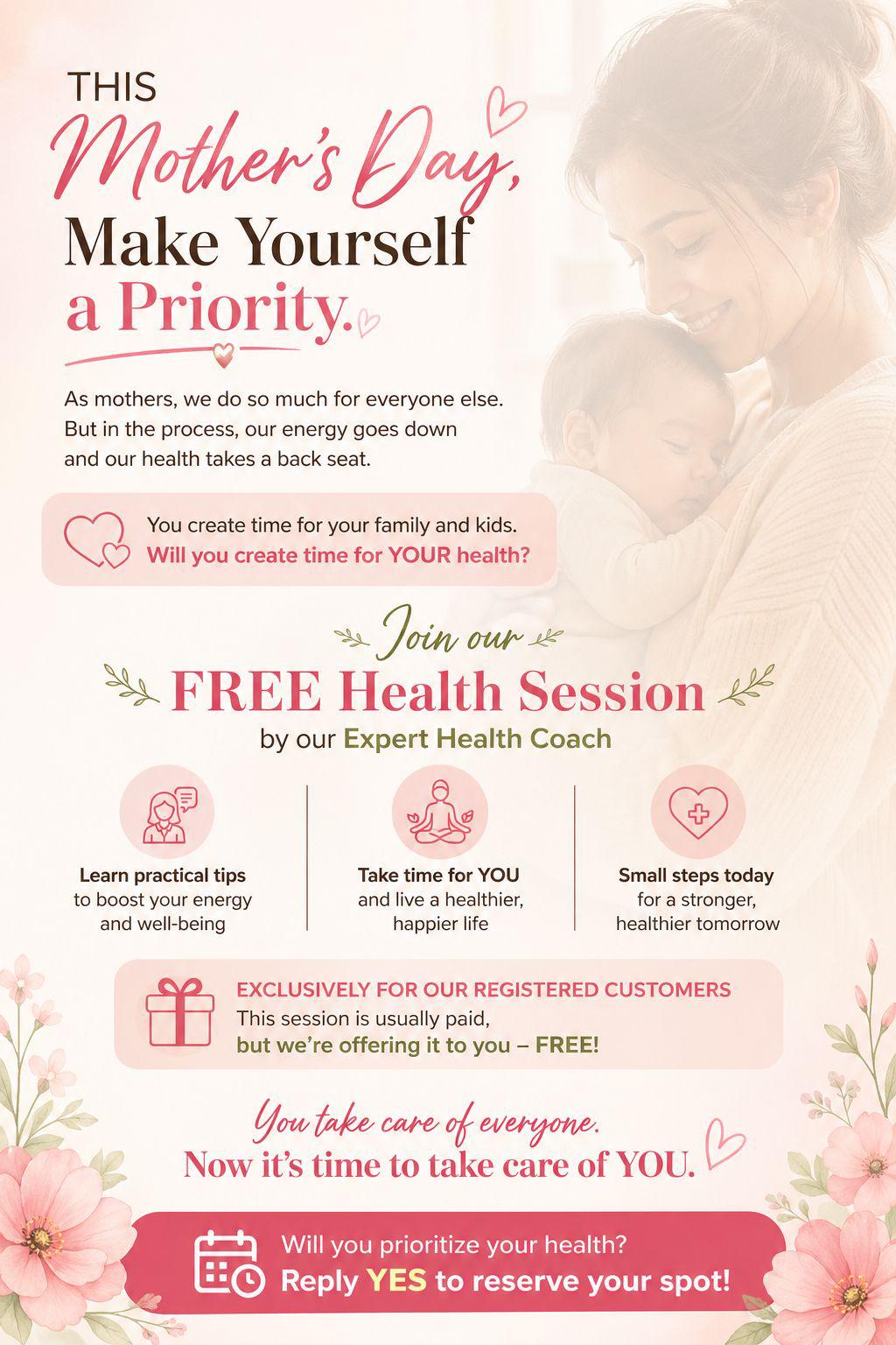 Empowering Mother’s Day: Make Yourself a Priority