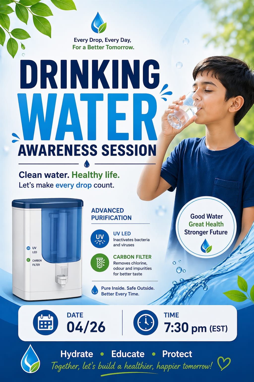 Drinking Water Awareness Session