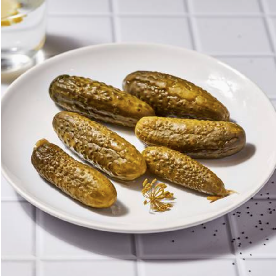 Cornichons du tonneau au sel