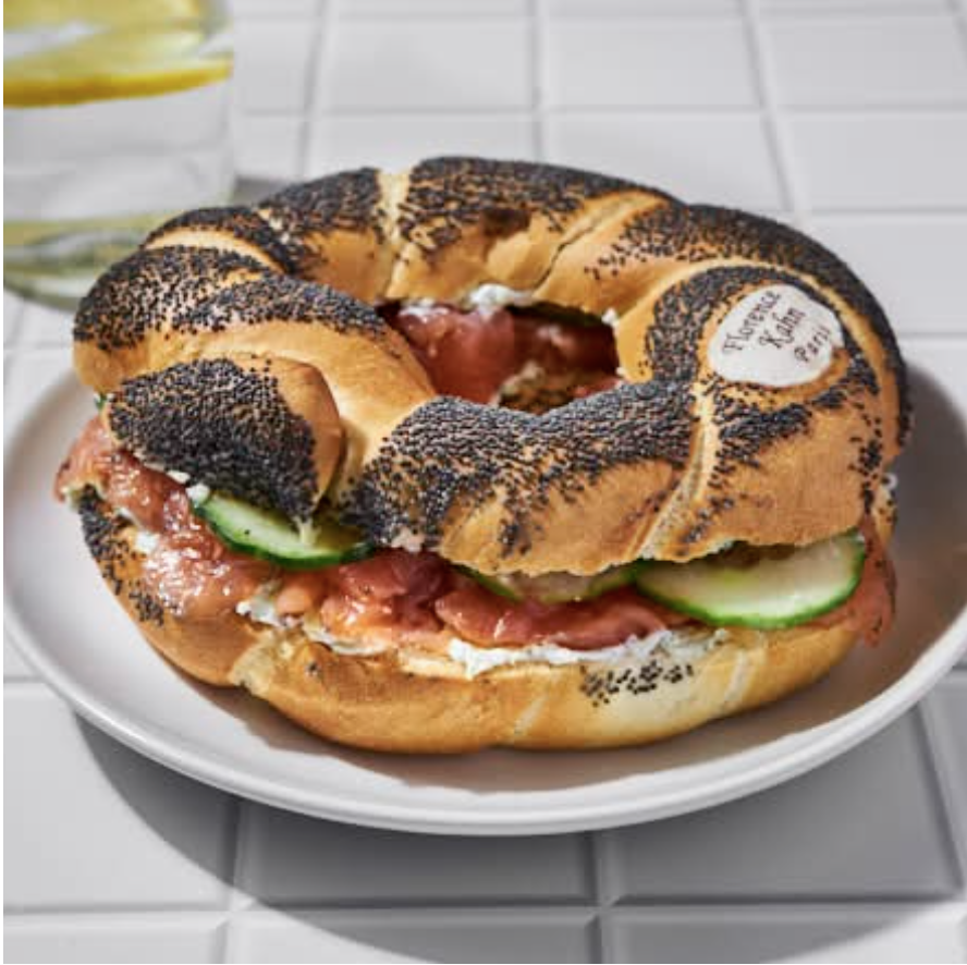 Beigel au saumon gravlax