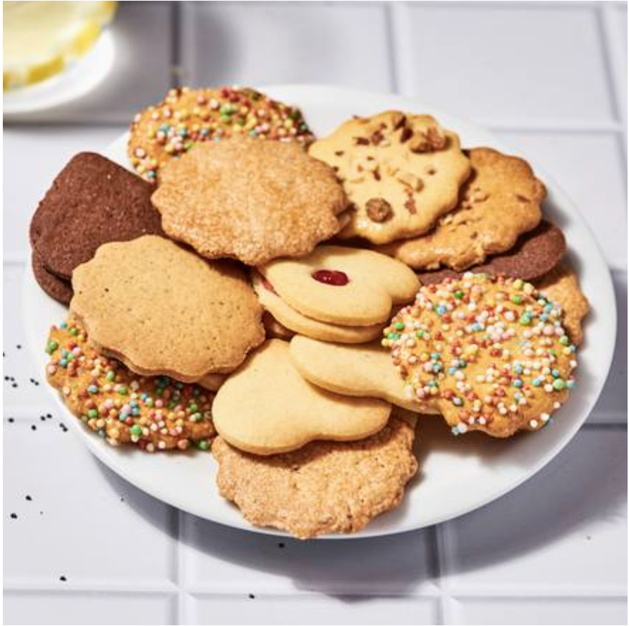 Petits sablés assortis