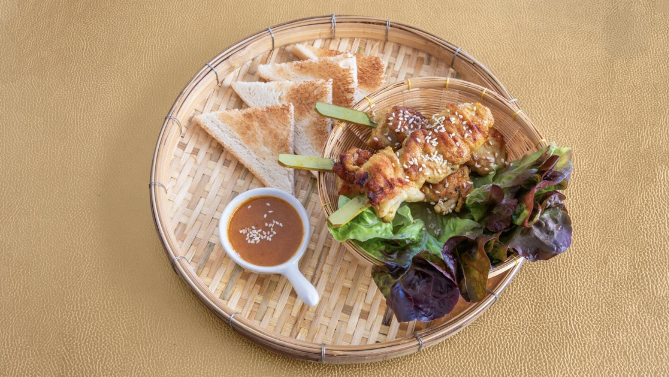 3p Poulet satay