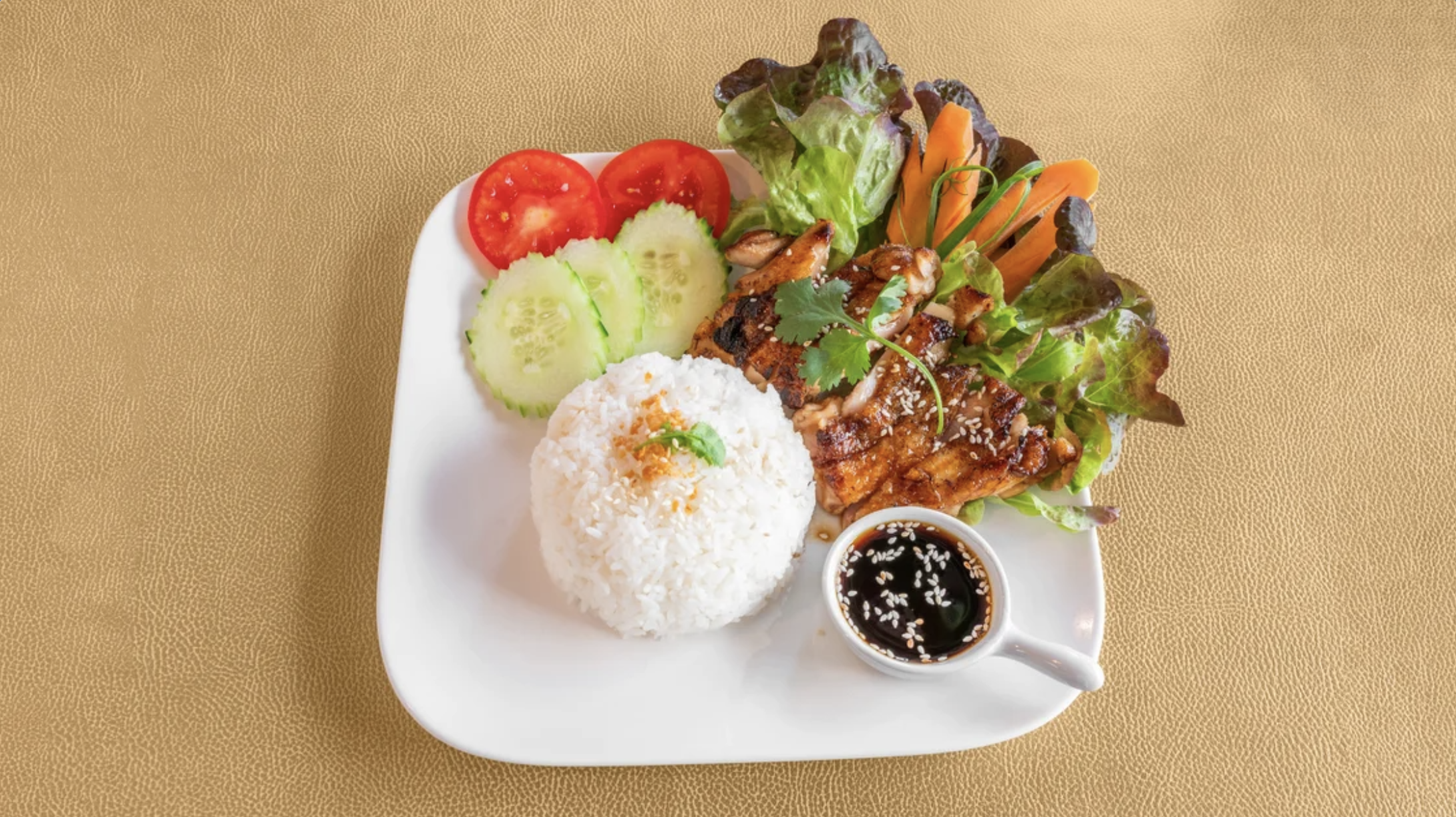 Poulet teriyaki thaï