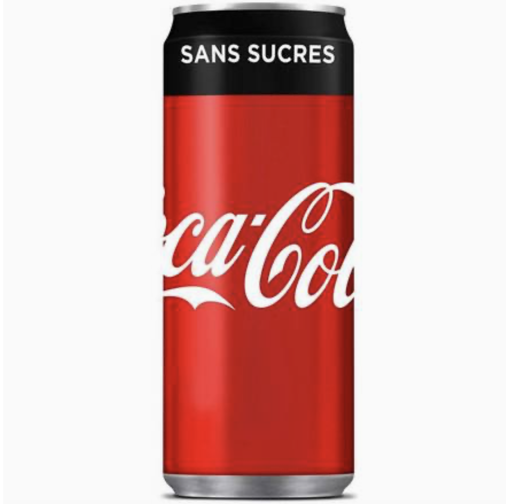 Coca-Cola Zéro 33cl canette