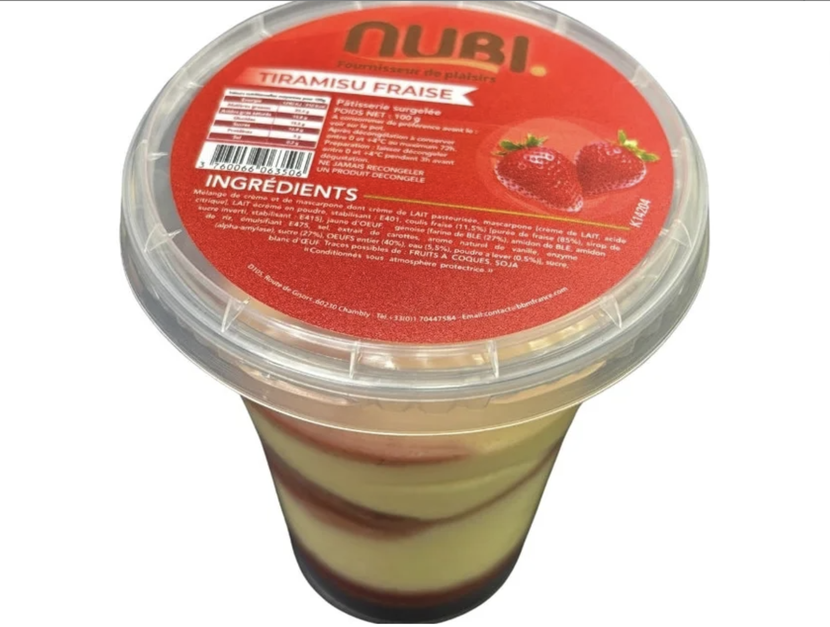 Tiramisu Fraise