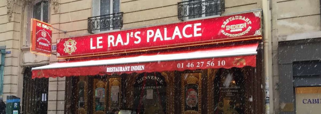 Salle du restaurant LE Raj’s Palace Restaurant indien