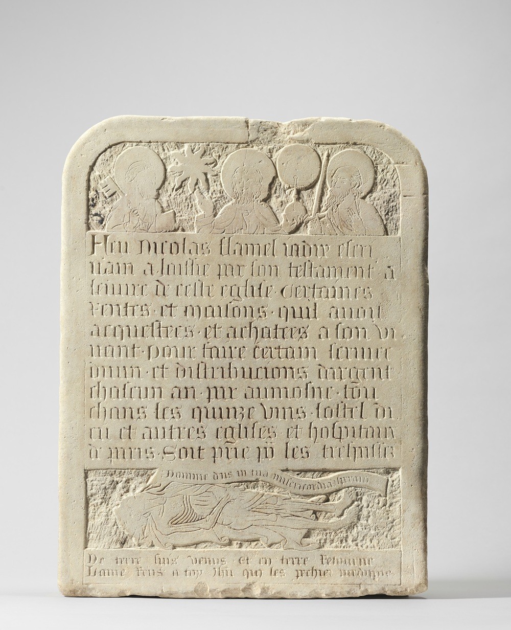 Affiche de Nicolas Flamel, alchimiste de papier