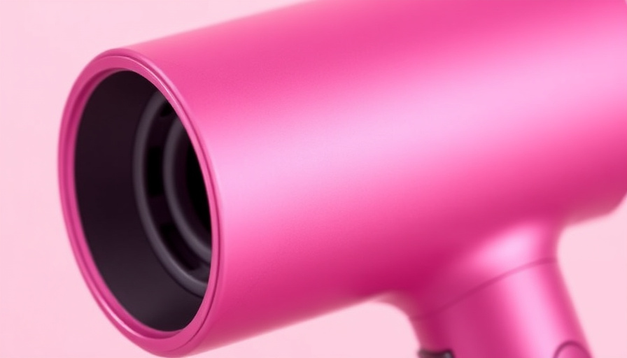 A woman packing a stylish travel bag, with a Dyson Supersonic Travel hairdryer prominently displayed. Soft, natural ligh