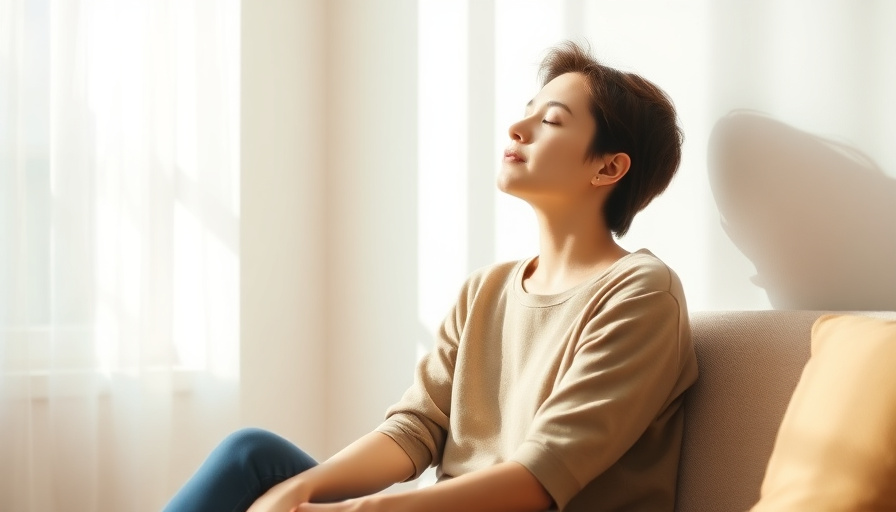 Fotografía de estilo de vida tranquilo, una persona sentada pacíficamente en un espacio tranquilo, con los ojos cerrados, la suave luz del sol entrando por la ventana.
