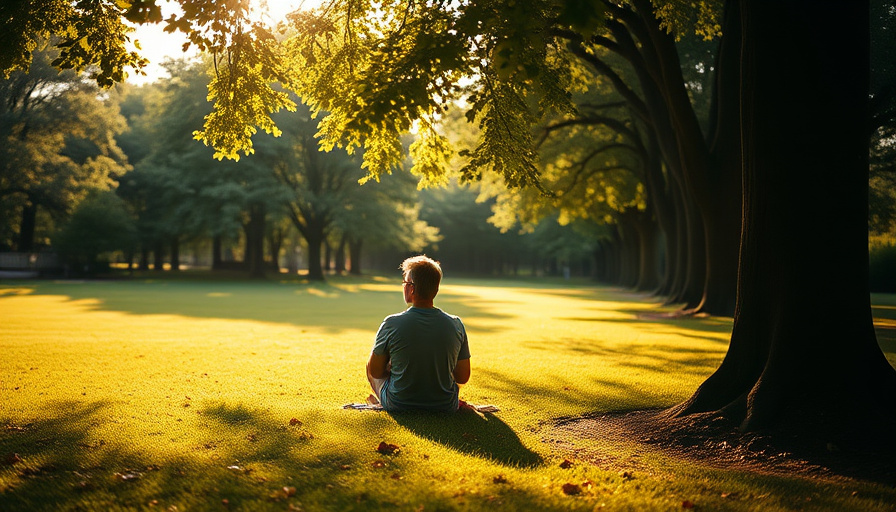 calm lifestyle photography, a person sitting peacefully in a quiet park, sunlight filtering through the leaves, soft war