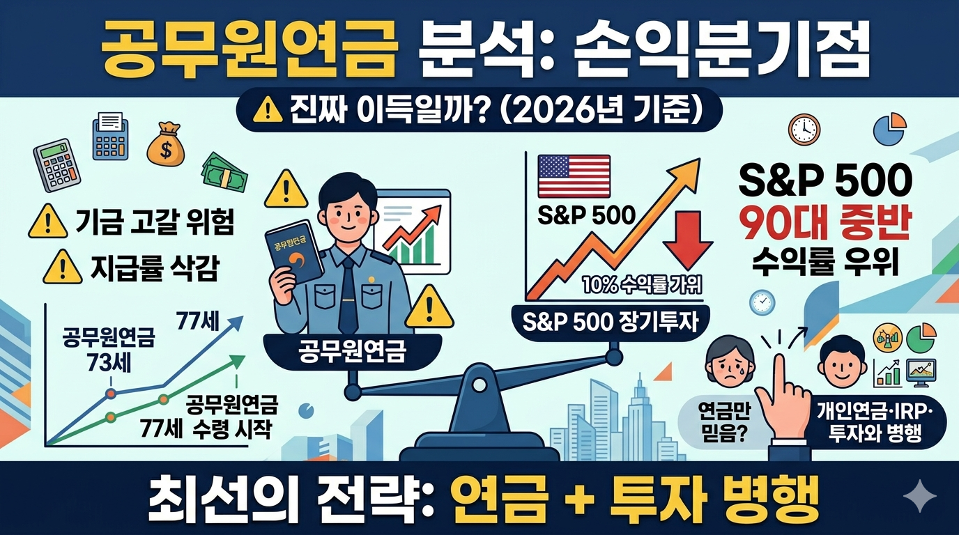 공무원연금 손익분기점 분석 - 진짜 이득일까?