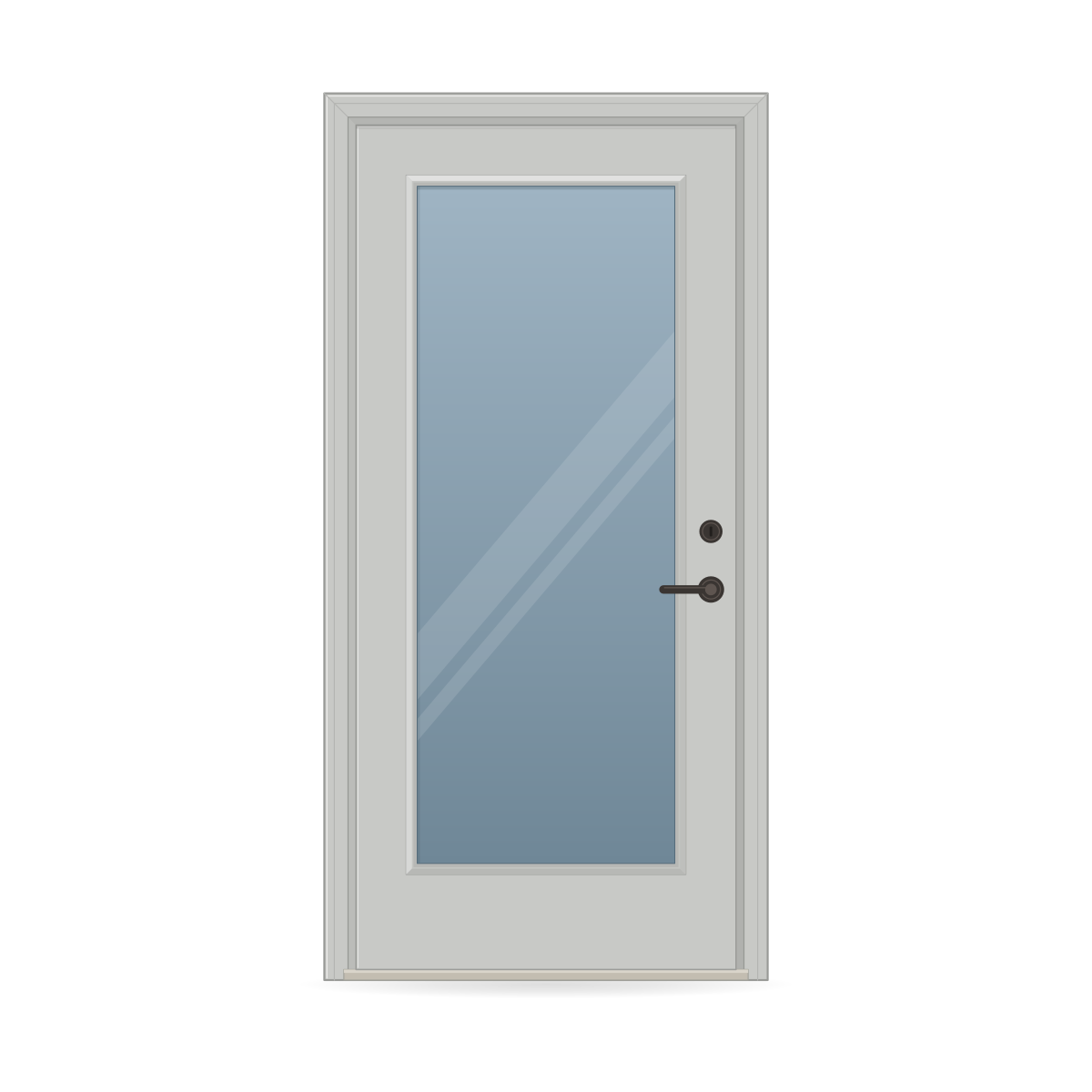 Inswing Door, Single