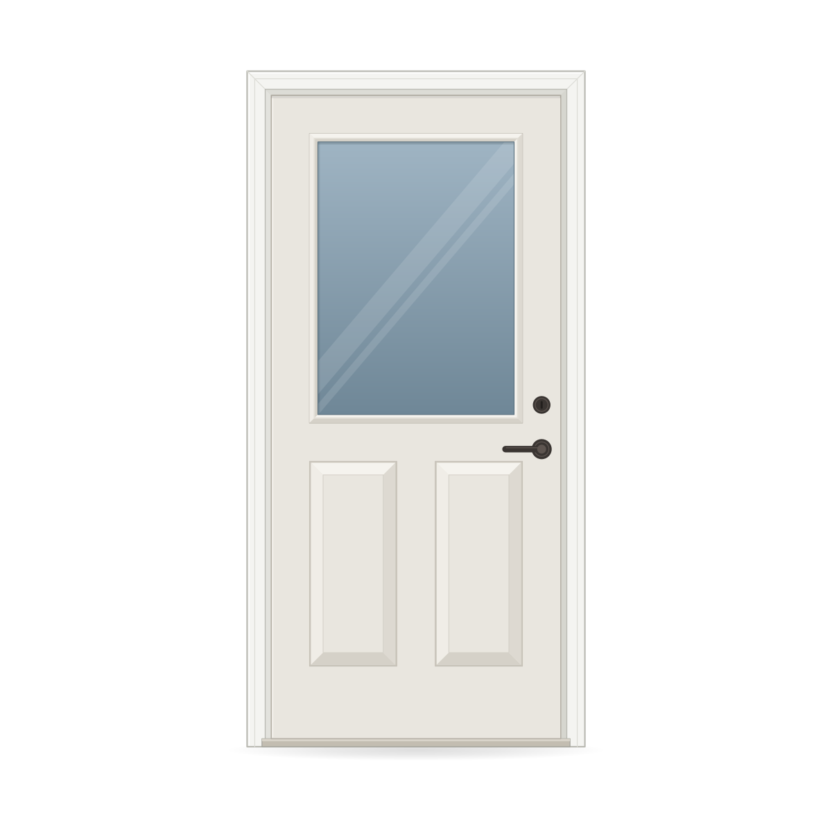 Half Lite Entry Door