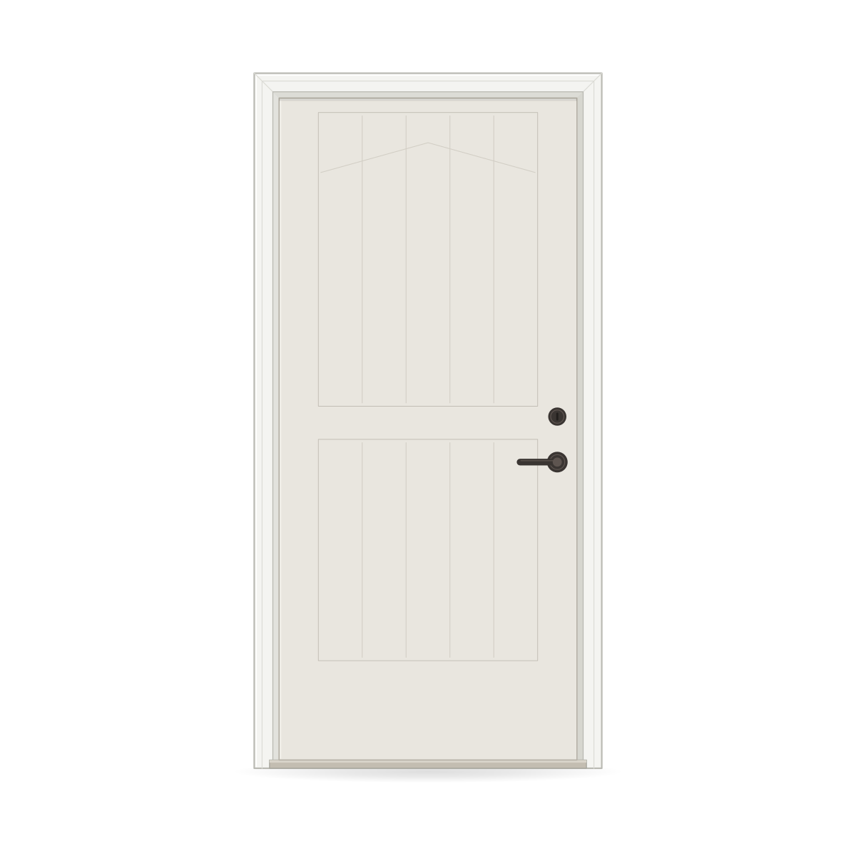 Plank Entry Door