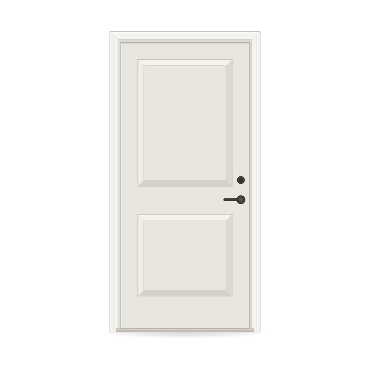 Solid Entry Door